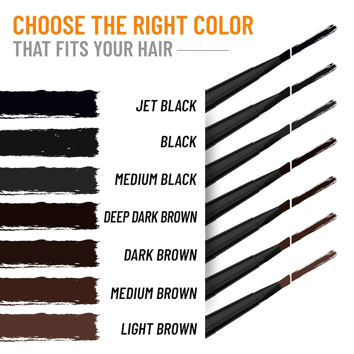 Beard Pen Filler Styling Kit for Men - 3-in-1 Filling Set with 4-Tip Fork, Normal Pencil, and Brush - Waterproof, Sweatproof & All-Day Hold - Image 5