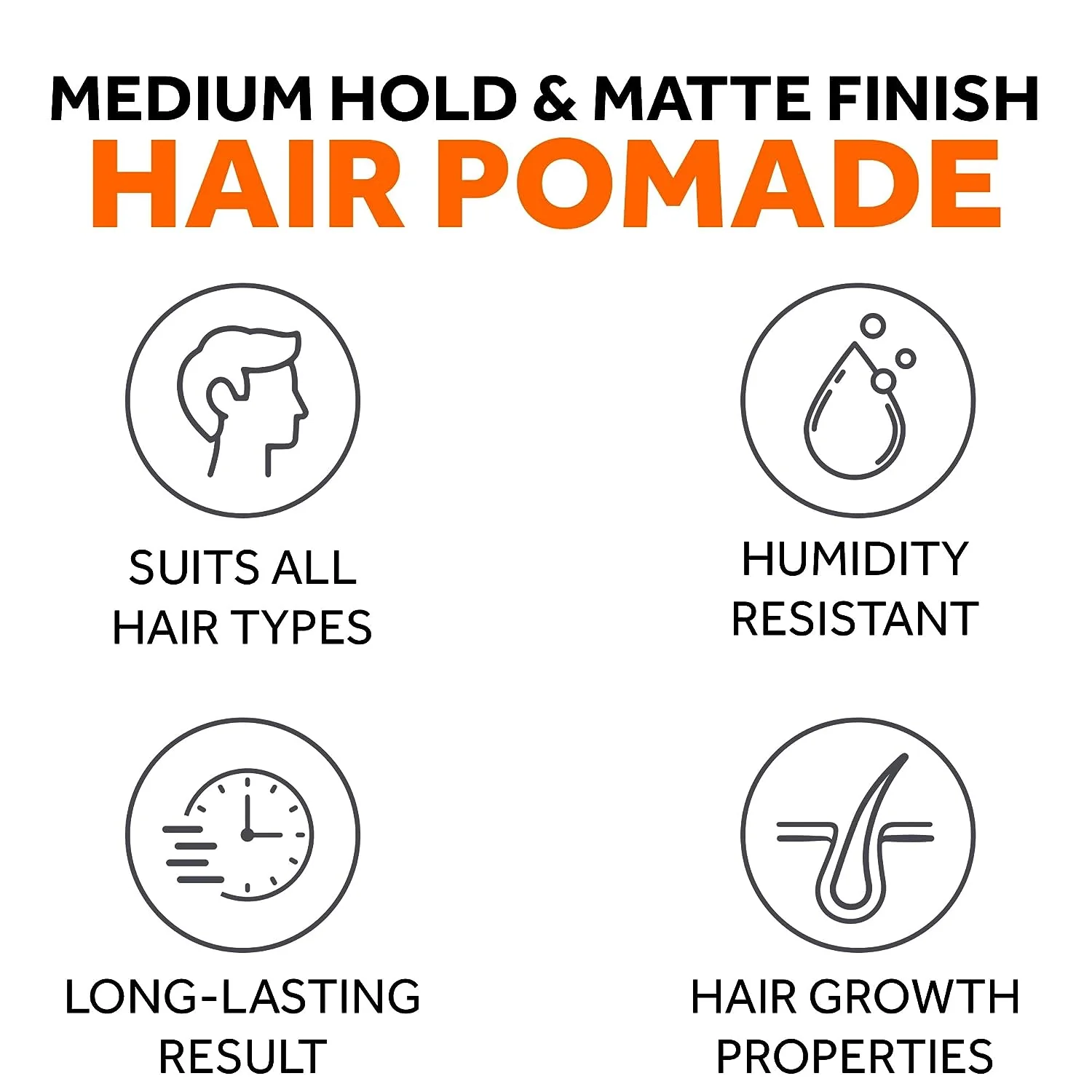 Hair Styling Thickening Pomade - Matte Medium Hold - Image 3