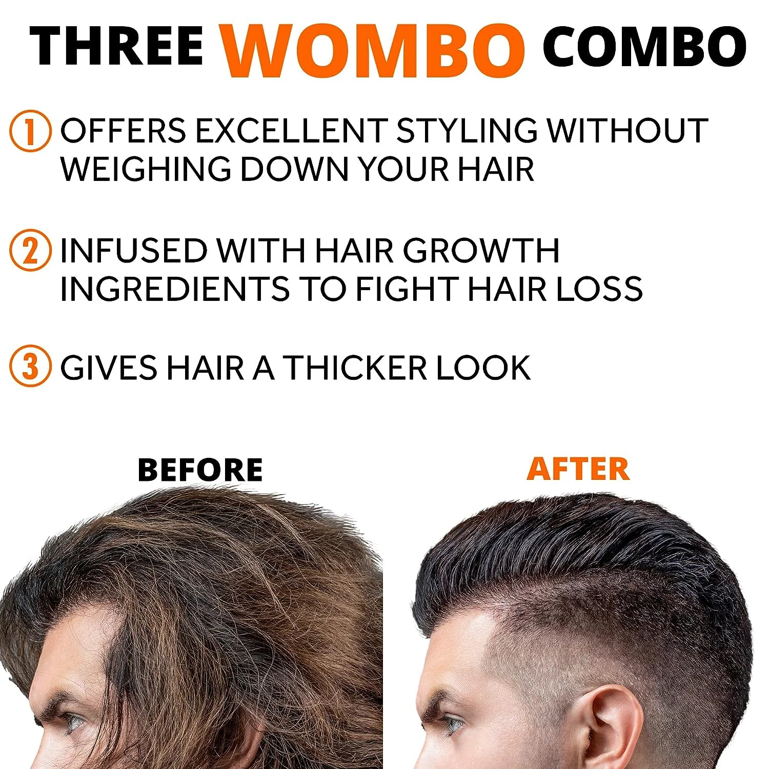 Hair Styling Thickening Pomade - Matte Medium Hold - Image 4